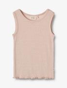 Wool Silk Singlet Cilia Wheat Pink