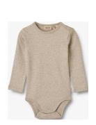 Rib Body L/S Spencer Wheat Beige