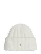 Th Timeless Beanie Tommy Hilfiger White