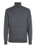 Superior Wool Turtle Neck Calvin Klein Grey