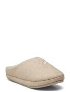 Th Embroidered Basics Slipper Tommy Hilfiger Beige