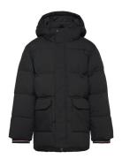 Monotype Ribstop Puffer Jacket Tommy Hilfiger Black