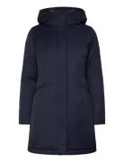 Nylon Mix Padded Parka Tommy Hilfiger Navy