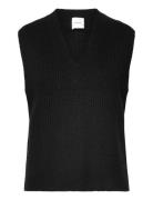 Boucle Rib V-Nk Sweater Vest Calvin Klein Black