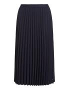 Fluid Pleated Midi Skirt Tommy Hilfiger Navy