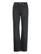 High Rise Straight Calvin Klein Jeans Black