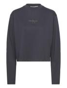 Monologo Loose Ls Tee Calvin Klein Jeans Black