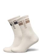 Rethinkit Striped Crew Sock 2 Pack Rethinkit Beige