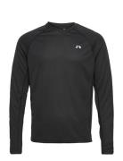 Men Core Running T-Shirt L/S Newline Black