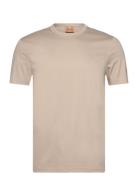 Mmgperry Crunch O-Ss Tee Mos Mosh Gallery Beige