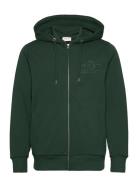 Reg Tonal Shield Full Zip Hoodie GANT Green