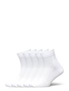 5-Pk Basic Running Socks ZEBDIA White