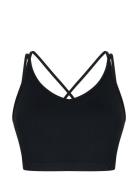 Sports Bra W./Slim Straps ZEBDIA Black