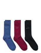 Soft Cotton Socks 3-Pack GANT Blue