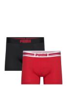 Puma Men Everyday Placed Logo Boxers 2P PUMA Patterned