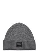 Cotton Ribbed Beanie GANT Grey