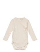 Pointelle Heart Crossover Body Ls Copenhagen Colors Cream