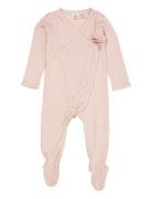 Pointelle Cross-Over Full Body Copenhagen Colors Pink