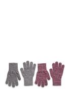 Comfy Glitter Gloves 2-Pack Melton Grey