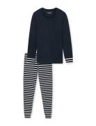 Long Pyjamas Midnight Blue - Casual Essentials Schiesser Navy