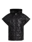 Hooded Quilted Vest, Manyana Ivo Nikkolo Black