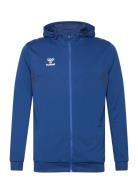 Hmlauthentic Pl Zip Hoodie Hummel Blue