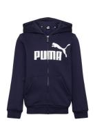 Ess Big Logo Fz Hoodie Fl B PUMA Navy