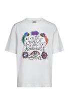 Chest Artwork Loose Fit T-Shirt Scotch & Soda White