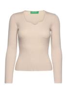 Sweater L/S United Colors Of Benetton Cream