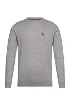 Kent Reg Mw Uspa M Knit U.S. Polo Assn. Grey