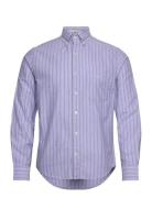 Reg Oxford Stripe Shirt GANT Blue