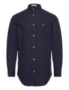 Reg Micro Print Shirt GANT Navy