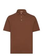 Mmgborg Polo S/S Tee Mos Mosh Gallery Brown