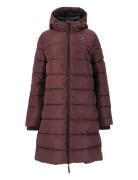 Amaret W Long Puffer Jacket Whistler Purple