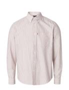 Casual Stripe Oxford B.d Shirt Lexington Clothing Red