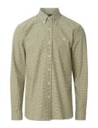 Classic Cotton Linen Shirt Lexington Clothing Green