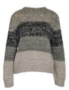 Nmnanna L/S O-Neck Knit Fwd NOISY MAY Grey