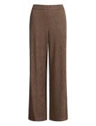 Wide Leg Trousers, Tanarys Ivo Nikkolo Brown