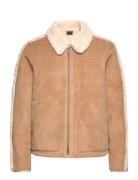 Oluwa Fur Jacket Daily Paper Beige