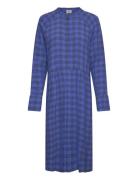 Check Pop Dupina Dress Mads Nørgaard Blue