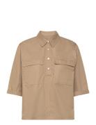 Alto Twill Hera Shirt Mads Nørgaard Beige