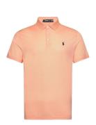 Tailored Fit Performance Mesh Polo Shirt Ralph Lauren Golf Orange