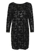 Kagritt Sequin Dress Kaffe Black