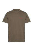 Cotton Jersey Frode Emb Logo Tee Mads Nørgaard Green