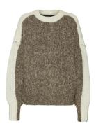 Vmcordelia Ls O-Neck Pullover Ga Vero Moda Cream