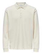 Onsbernard Rlx Ls Polo ONLY & SONS Cream