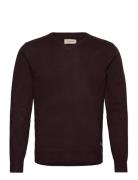 Bhbruton V-Neck Knit Noos Pullover Blend Brown