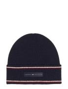 Th Corp Lambs Wool Beanie Tommy Hilfiger Navy