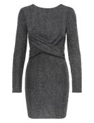 Onlqueen L/S Glitter Twist Dress Jrs ONLY Grey