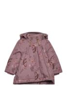 Polyester Baby Jacket - Aop Mikk-line Purple